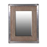 Alpine Chic Wood & Metal Mirror